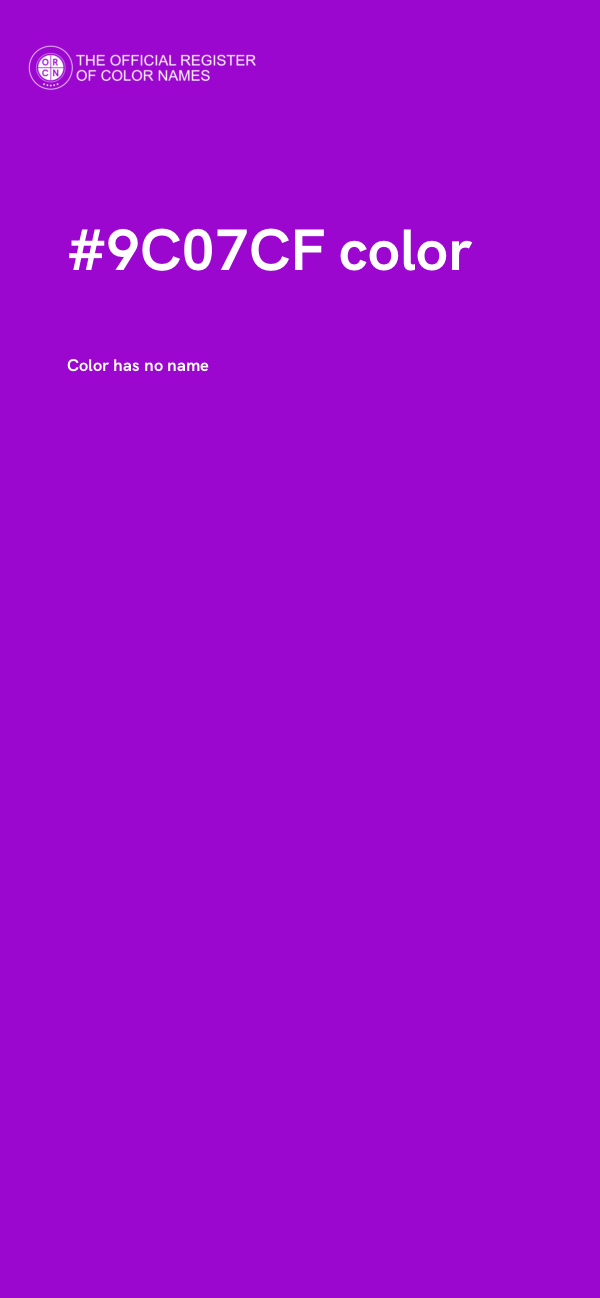 #9C07CF color image