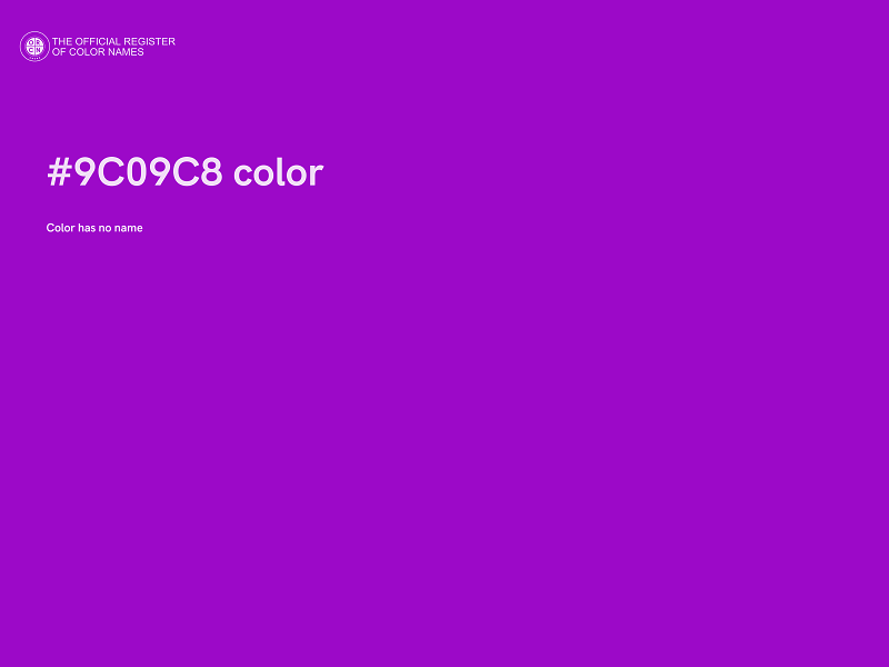 #9C09C8 color image