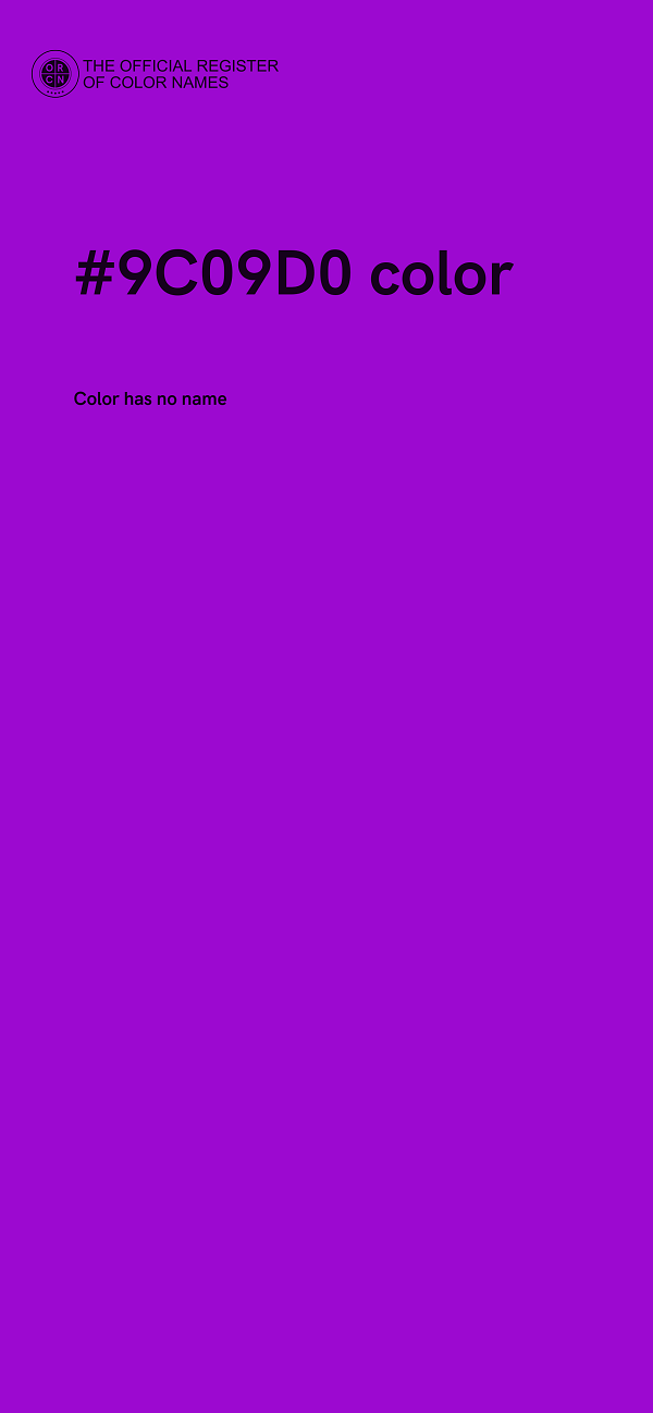 #9C09D0 color image