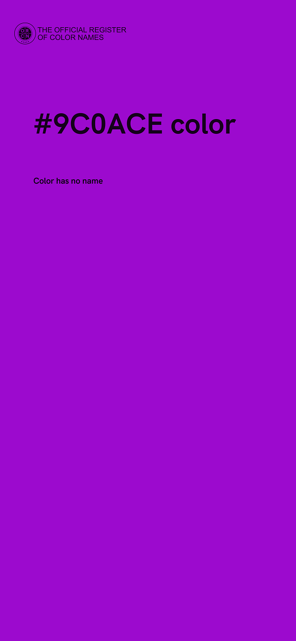 #9C0ACE color image