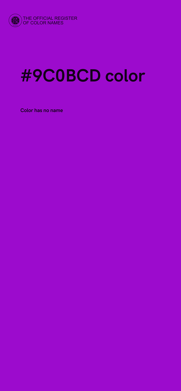 #9C0BCD color image