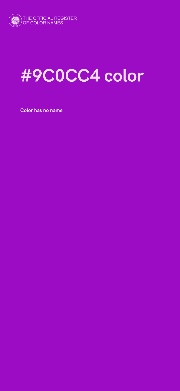 #9C0CC4 color image