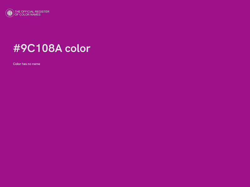 #9C108A color image