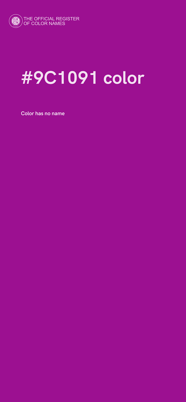 #9C1091 color image