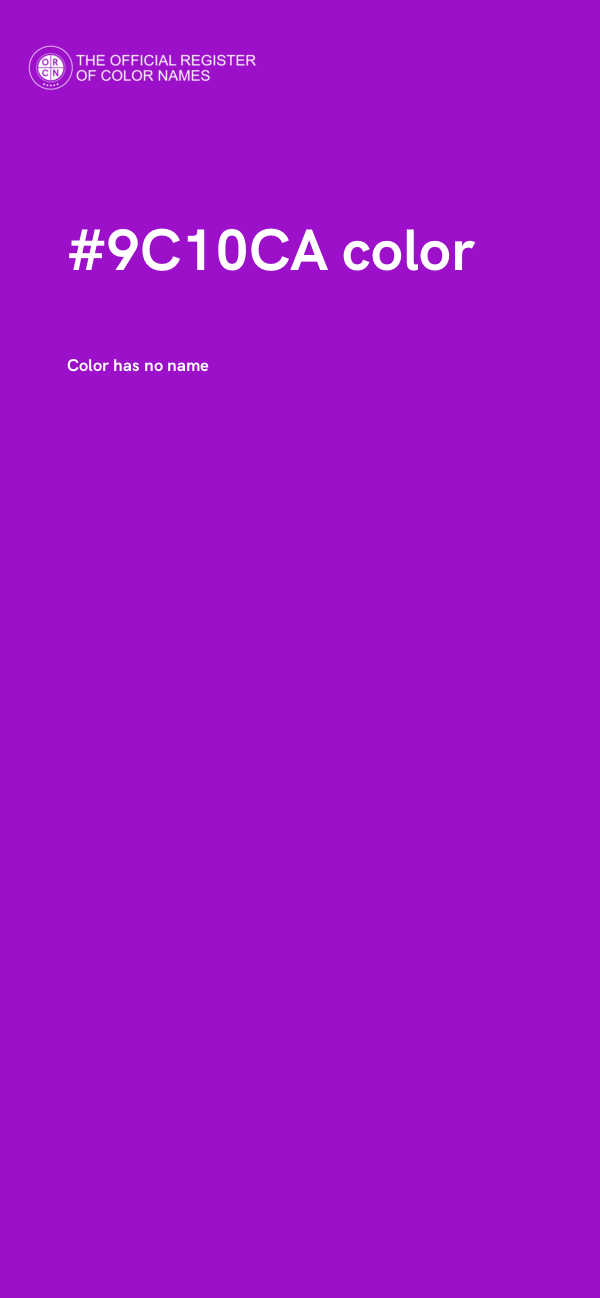 #9C10CA color image