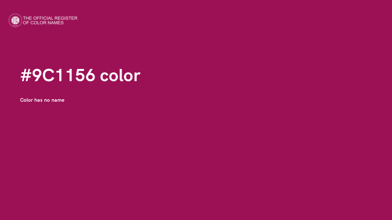 #9C1156 color image