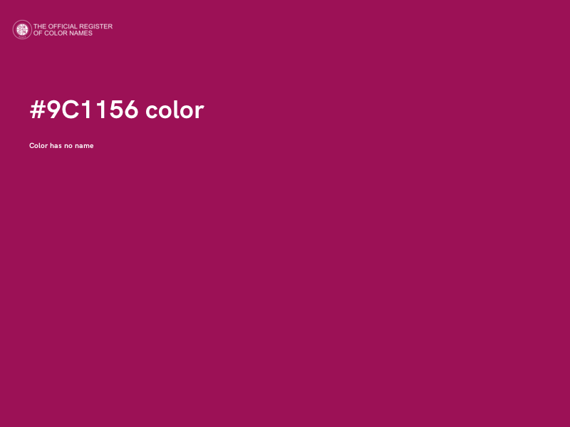 #9C1156 color image