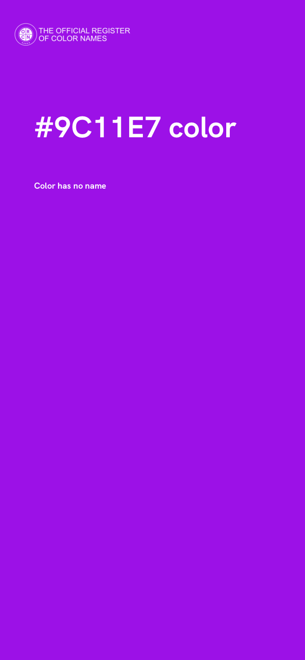 #9C11E7 color image