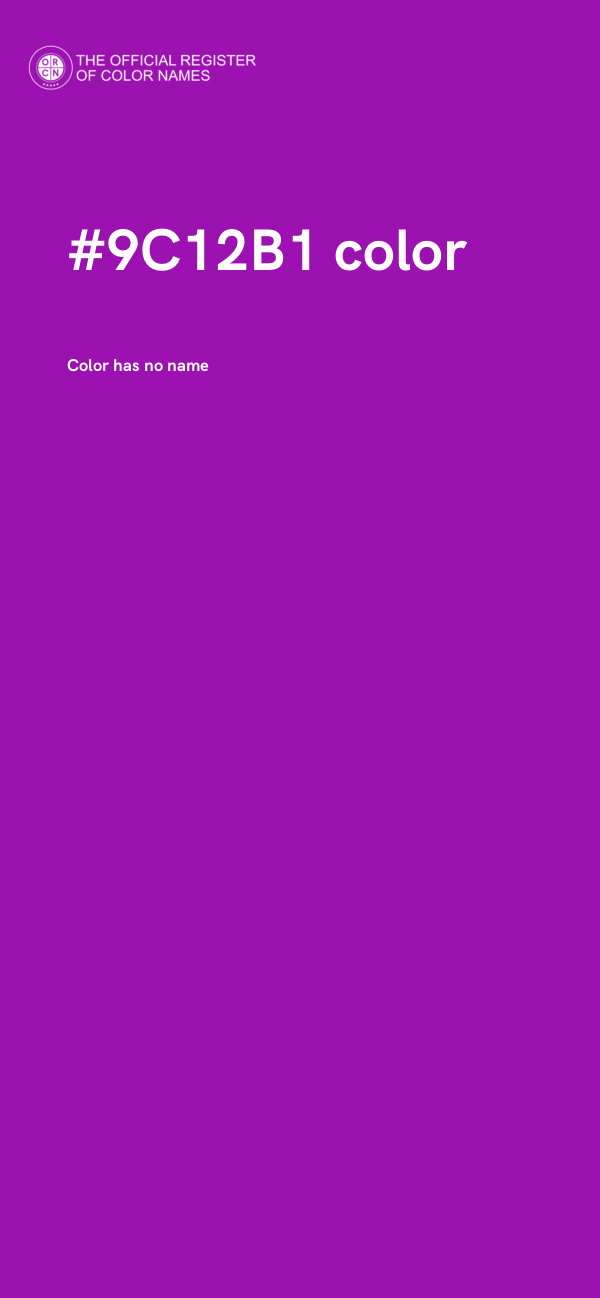 #9C12B1 color image