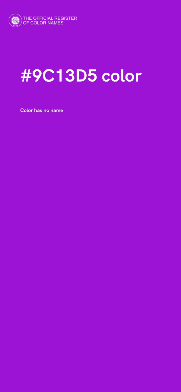 #9C13D5 color image