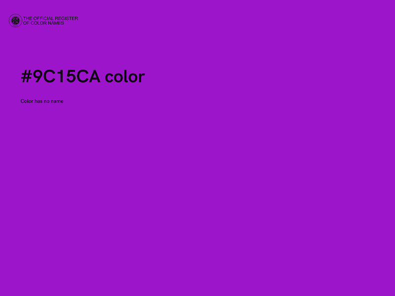 #9C15CA color image