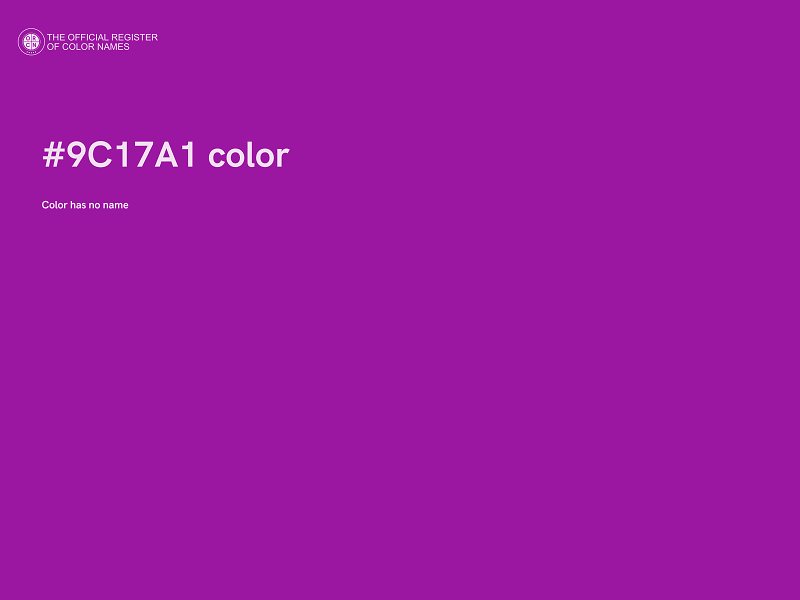 #9C17A1 color image