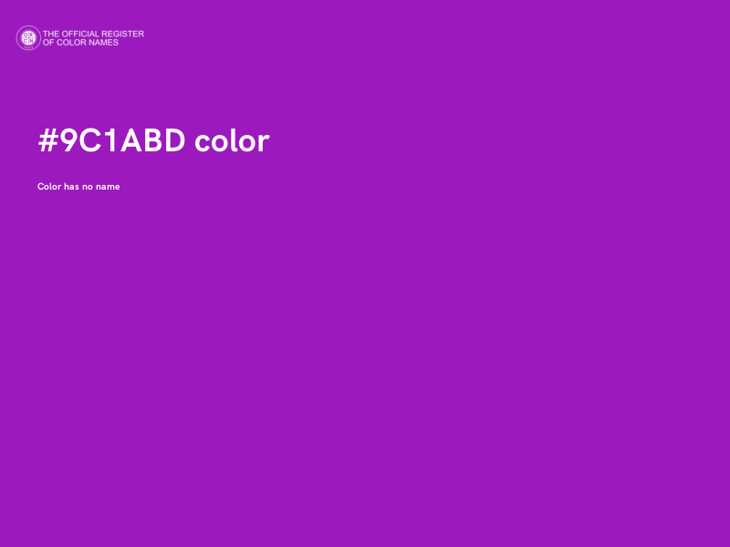 #9C1ABD color image
