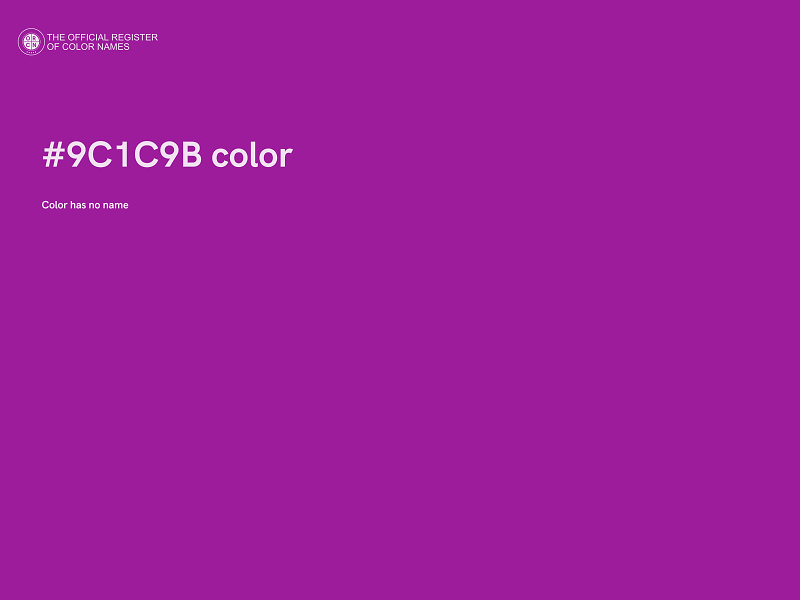 #9C1C9B color image