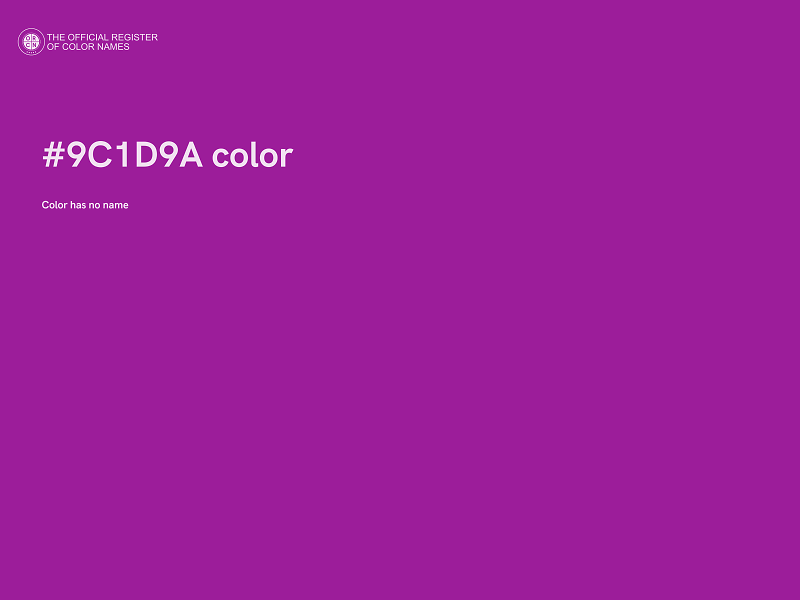 #9C1D9A color image