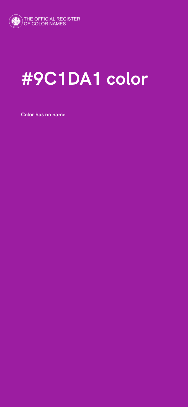 #9C1DA1 color image
