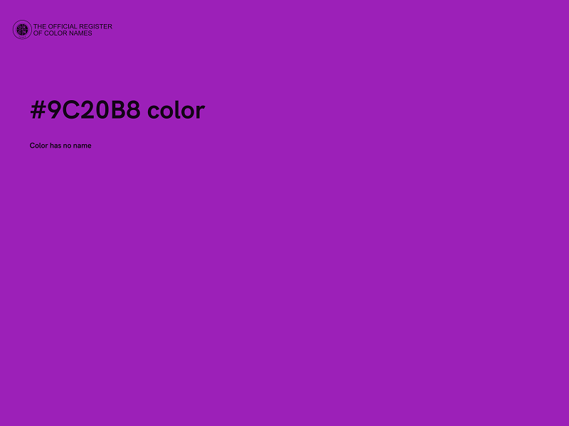 #9C20B8 color image