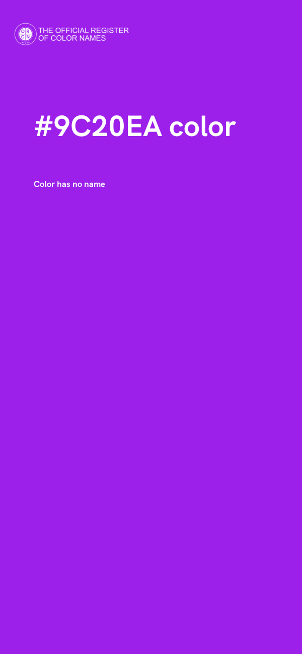 #9C20EA color image