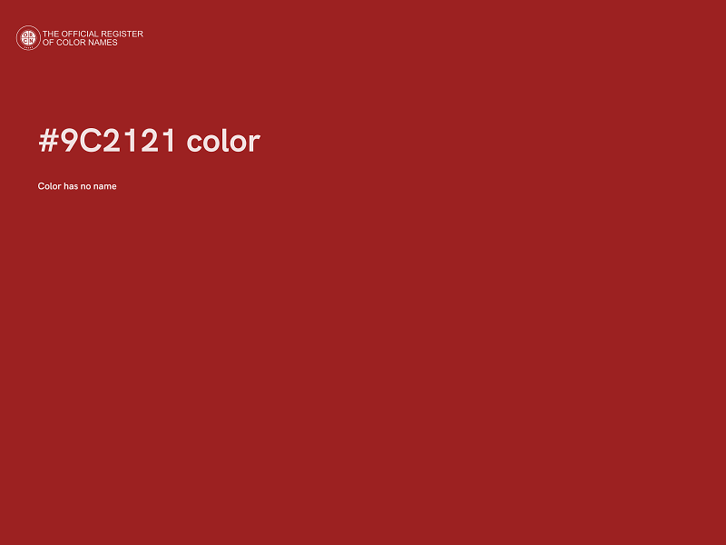 #9C2121 color image