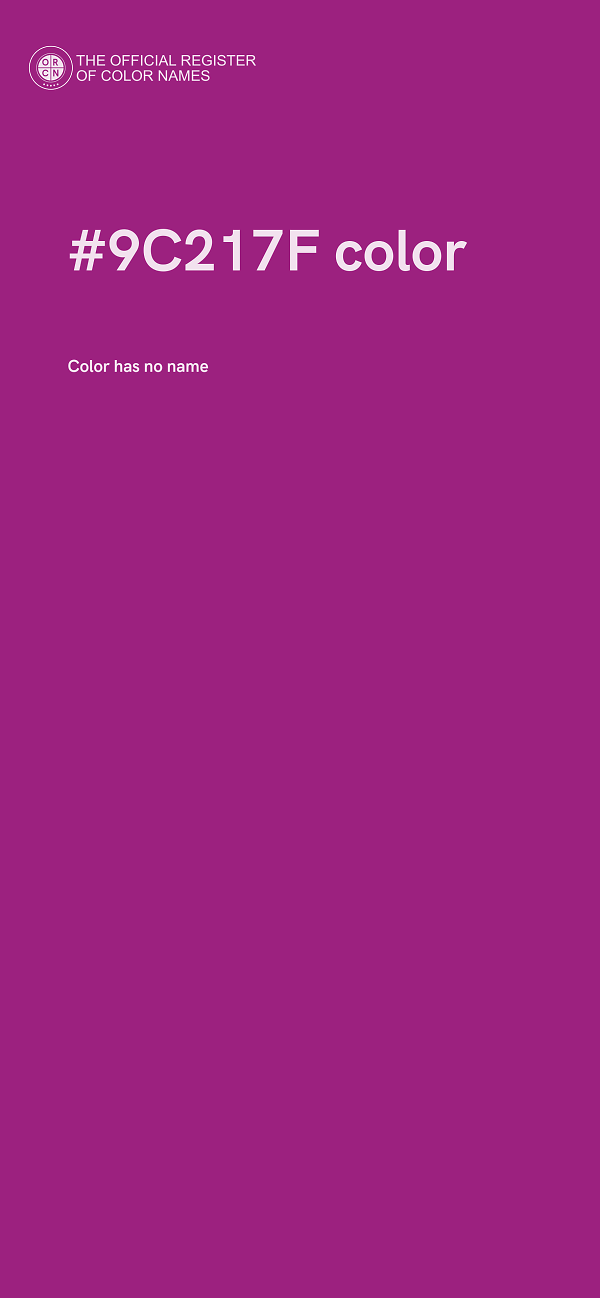 #9C217F color image