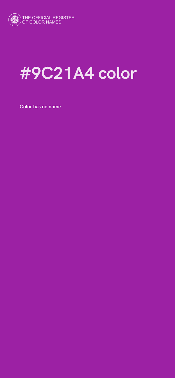 #9C21A4 color image