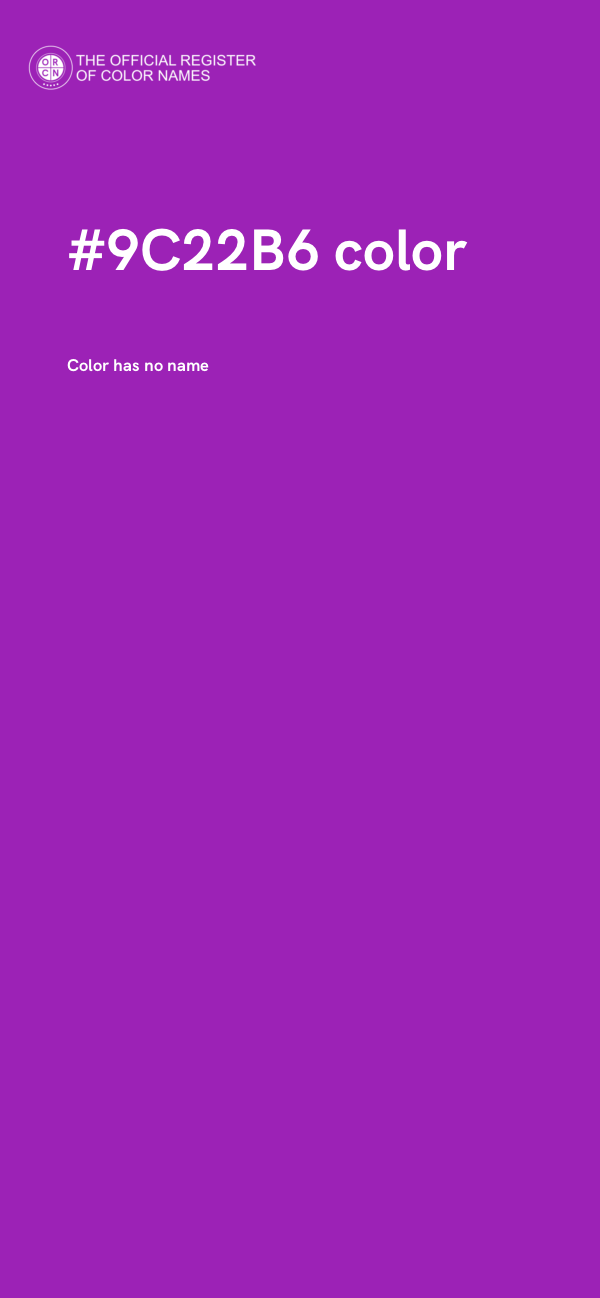 #9C22B6 color image