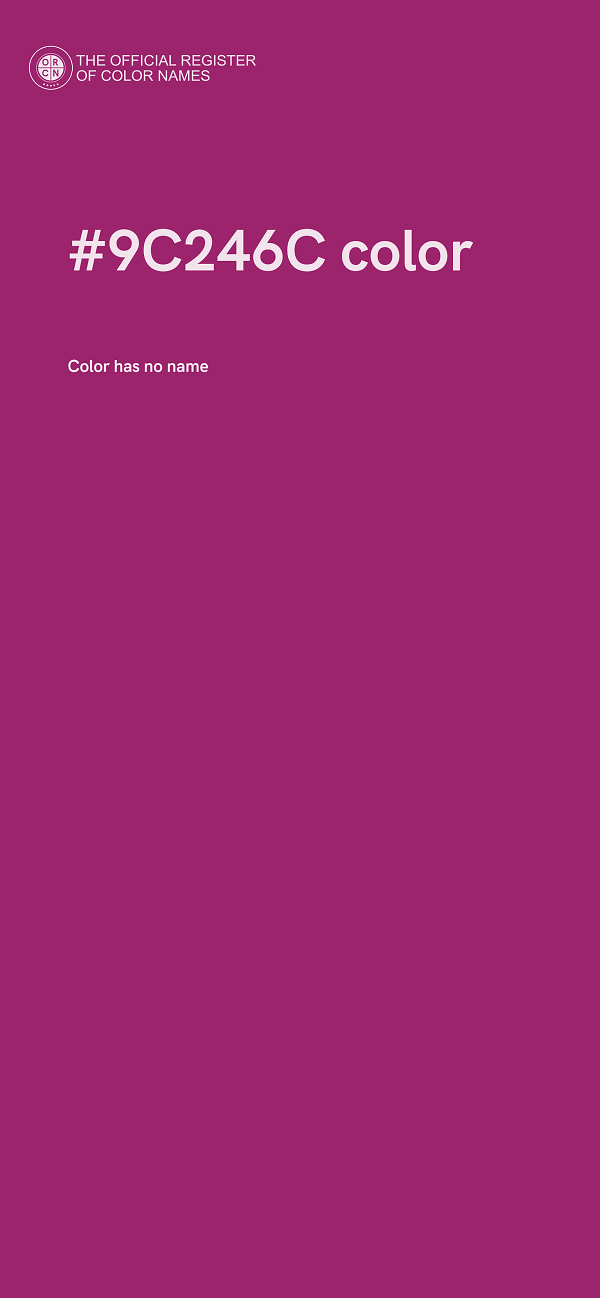 #9C246C color image