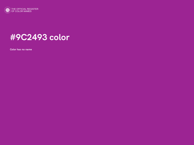 #9C2493 color image