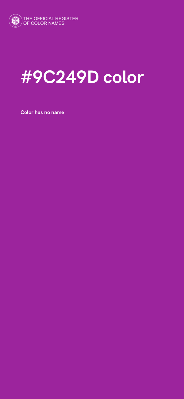 #9C249D color image