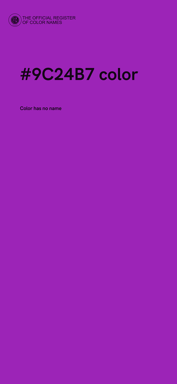 #9C24B7 color image