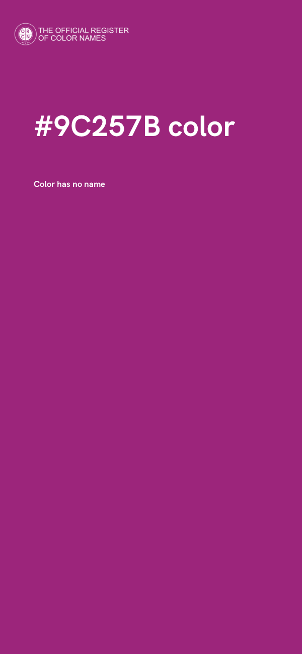#9C257B color image