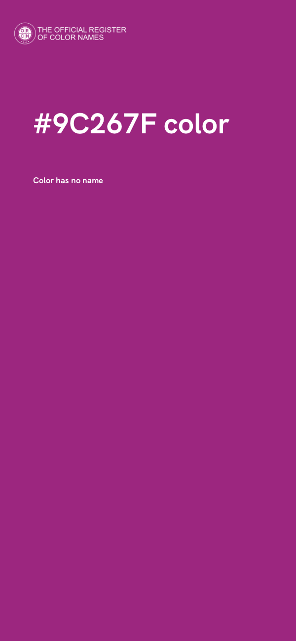 #9C267F color image