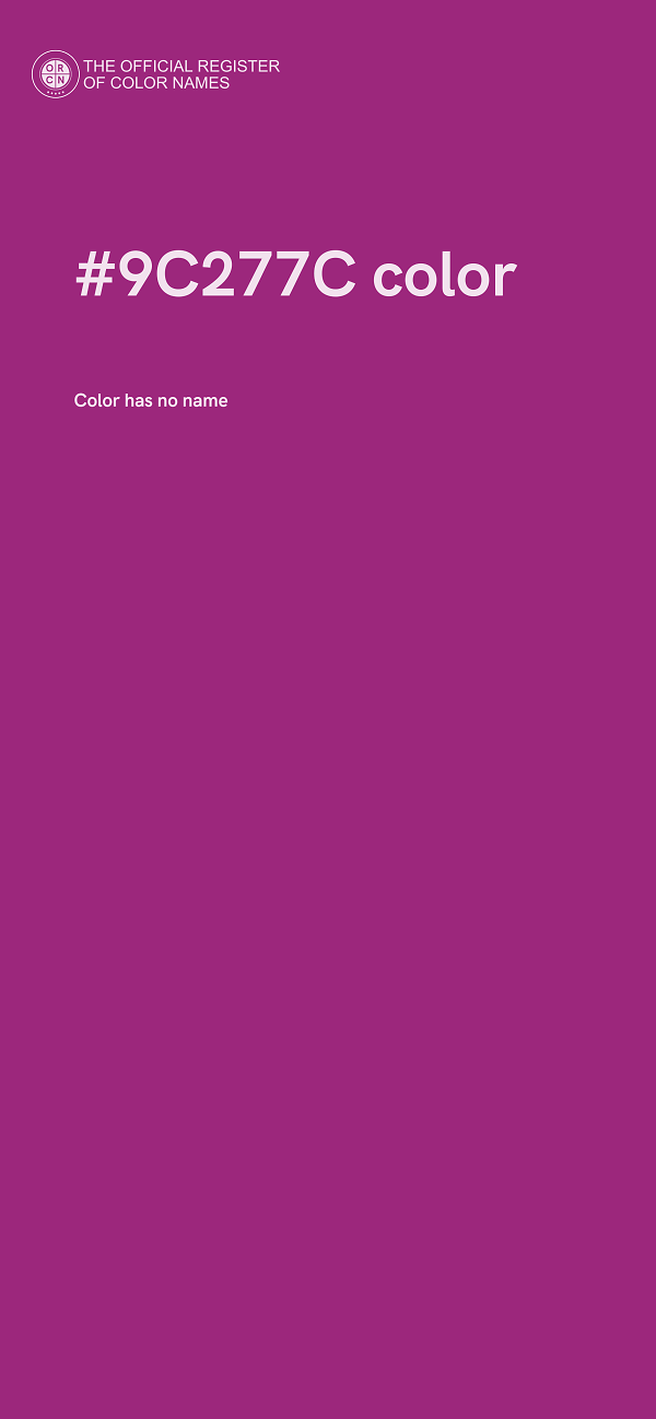 #9C277C color image