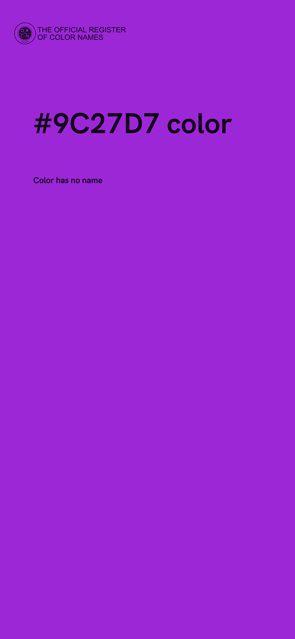 #9C27D7 color image