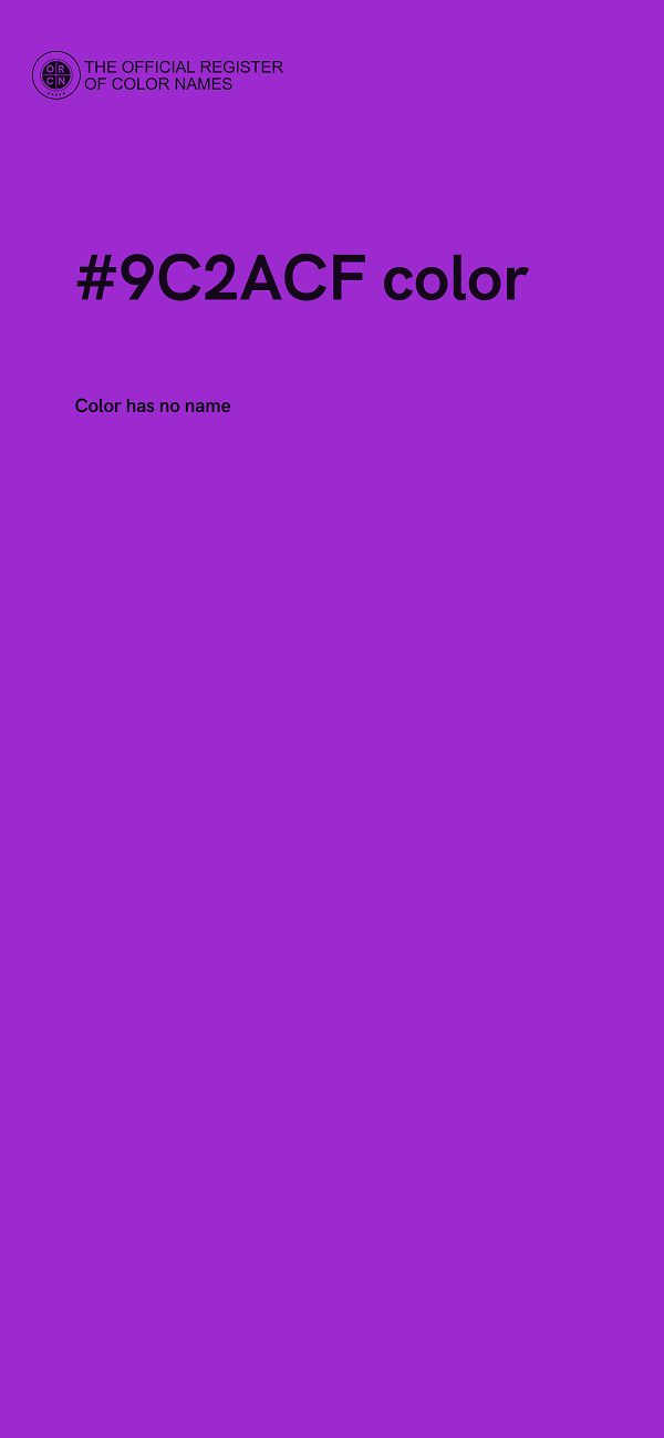 #9C2ACF color image