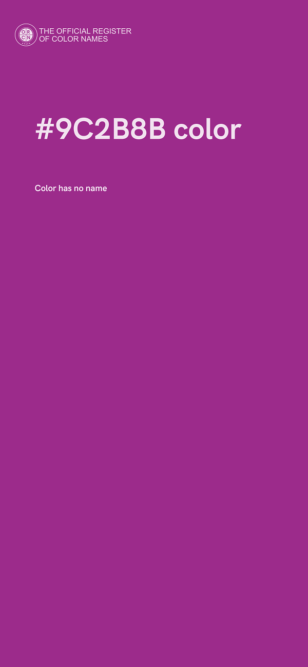 #9C2B8B color image
