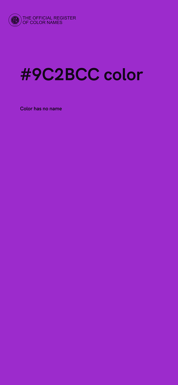 #9C2BCC color image