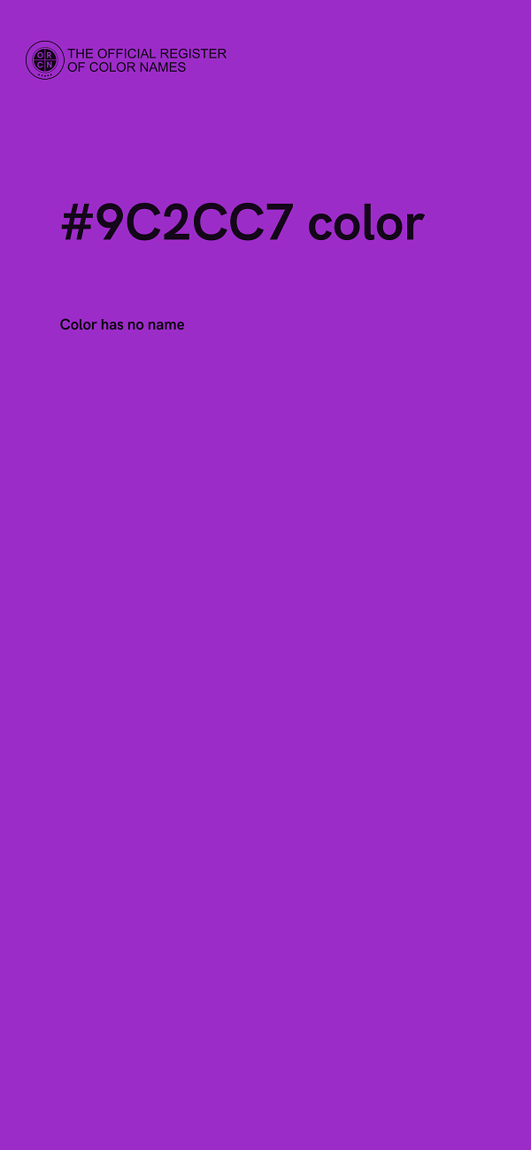 #9C2CC7 color image
