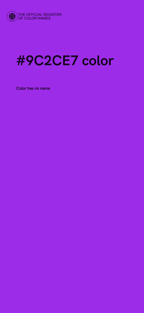 #9C2CE7 color image
