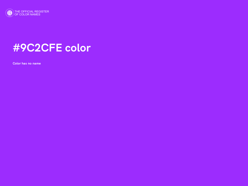 #9C2CFE color image