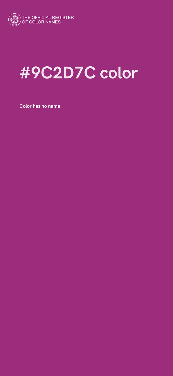 #9C2D7C color image