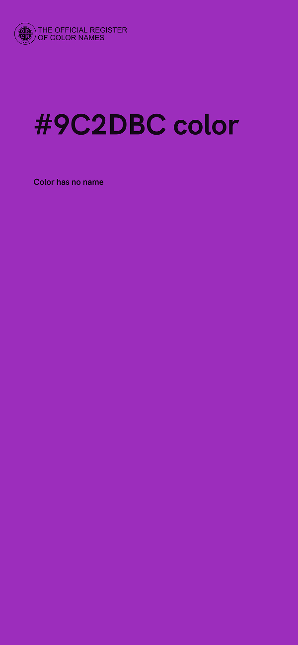 #9C2DBC color image