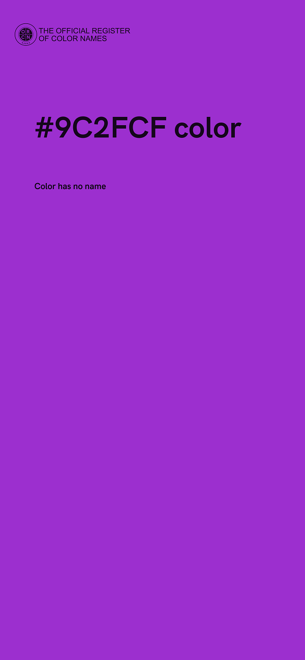#9C2FCF color image
