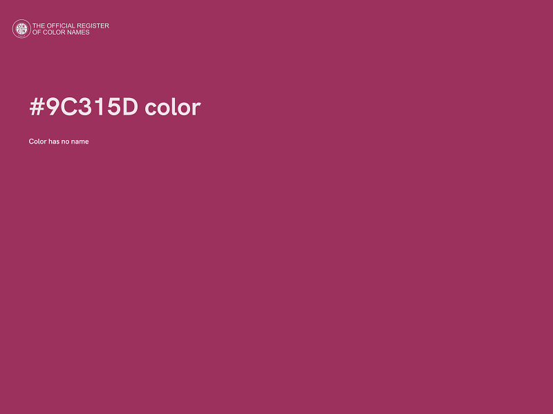 #9C315D color image