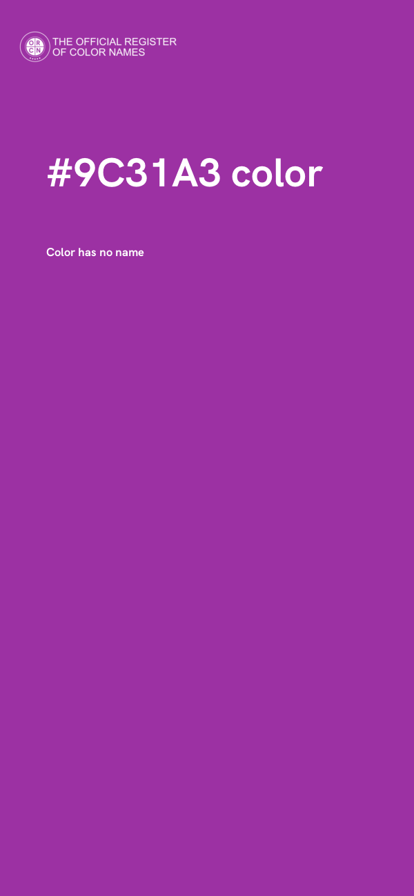 #9C31A3 color image