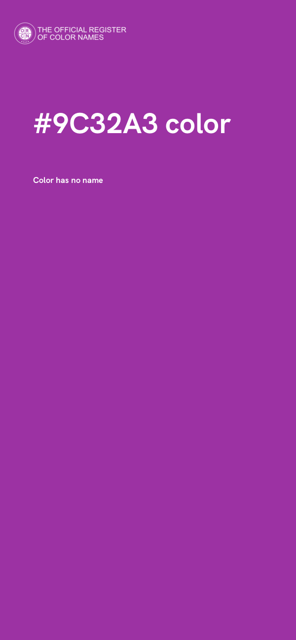 #9C32A3 color image