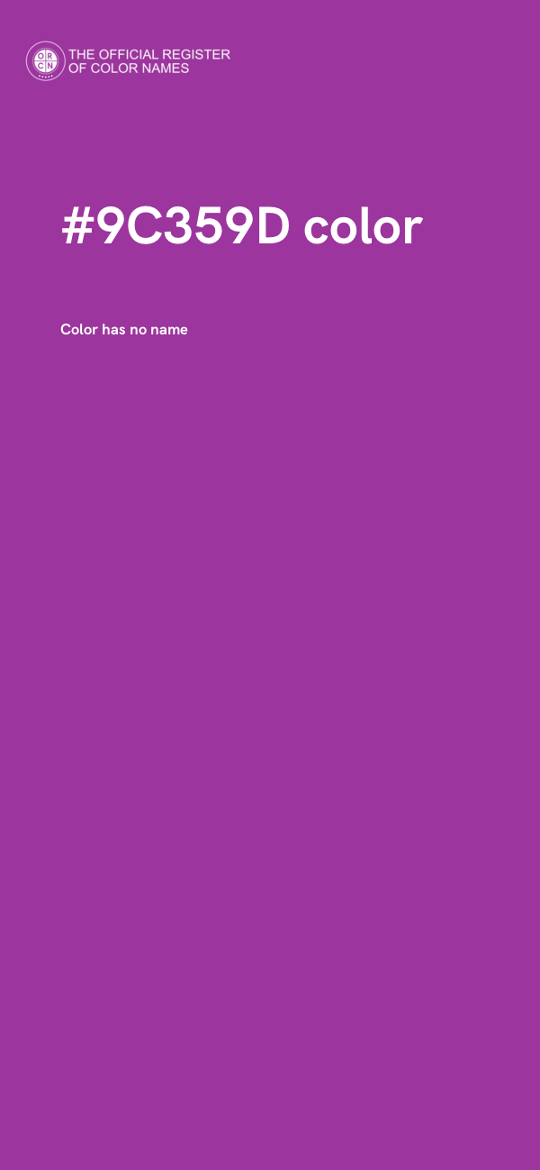 #9C359D color image