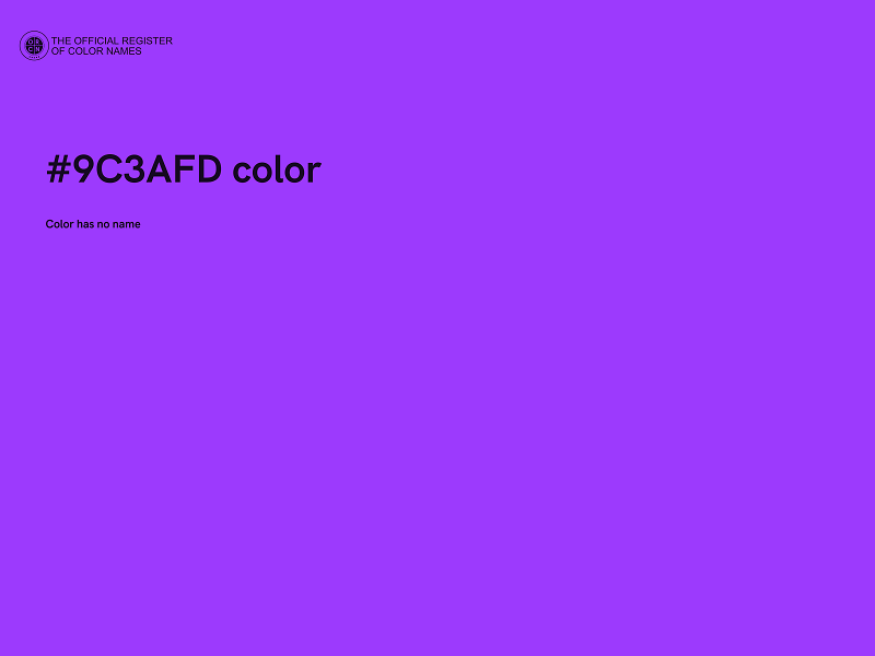 #9C3AFD color image