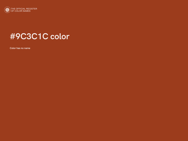 #9C3C1C color image