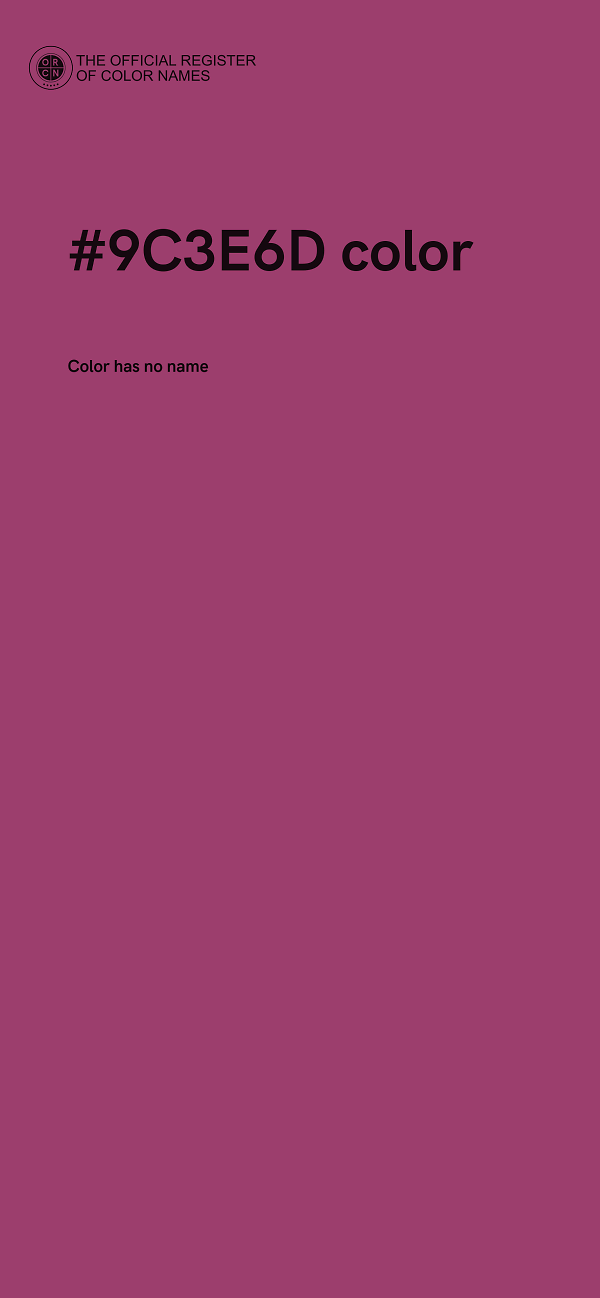#9C3E6D color image